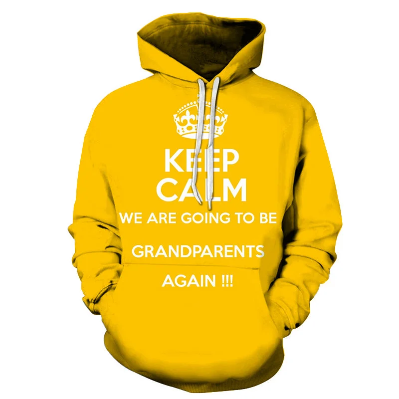 Casual Cartoon Style Casual Cartoon Style Yellow Grandma 3D - Sweatshirt, Hoodie, Pullover Casual Cartoon Style Casual Cartoon Style Yellow Grandma 3D - Sweatshirt, Hoodie, Pullover