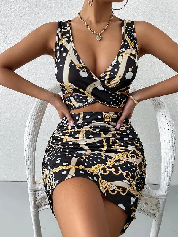 Personalized Street Style Personalized Street Style DressBetty - Sexy Sleeveless Deep V Cutout Party Mini Dress Personalized Street Style Personalized Street Style DressBetty - Sexy Sleeveless Deep V Cutout Party Mini Dress