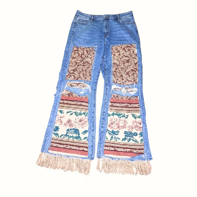 Elegant And Simple Elegant And Simple Vine Tapestry Jeans 14W 50% OFF