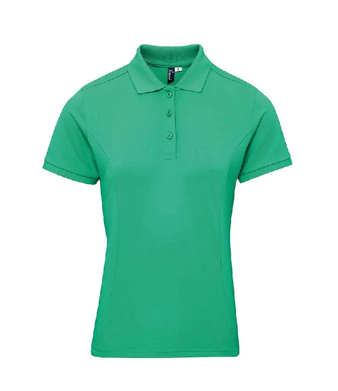 Cool Retro Streetwear Cool Retro Streetwear Premier Ladies Coolchecker® Plus Piqué Polo Shirt | Kelly Cool Retro Streetwear Cool Retro Streetwear Premier Ladies Coolchecker® Plus Piqué Polo Shirt | Kelly