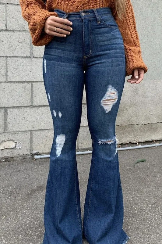 Personalized Art Style Personalized Art Style Skylar Bell Bottom Jean