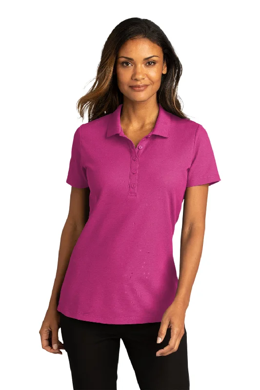 Simple And Color Simple And Color Port Authority Womens React SuperPro Snag Resistant Short Sleeve Polo Shirt - Wild Berry - Closeout Simple And Color Simple And Color Port Authority Womens React SuperPro Snag Resistant Short Sleeve Polo Shirt - Wild Berry - Closeout