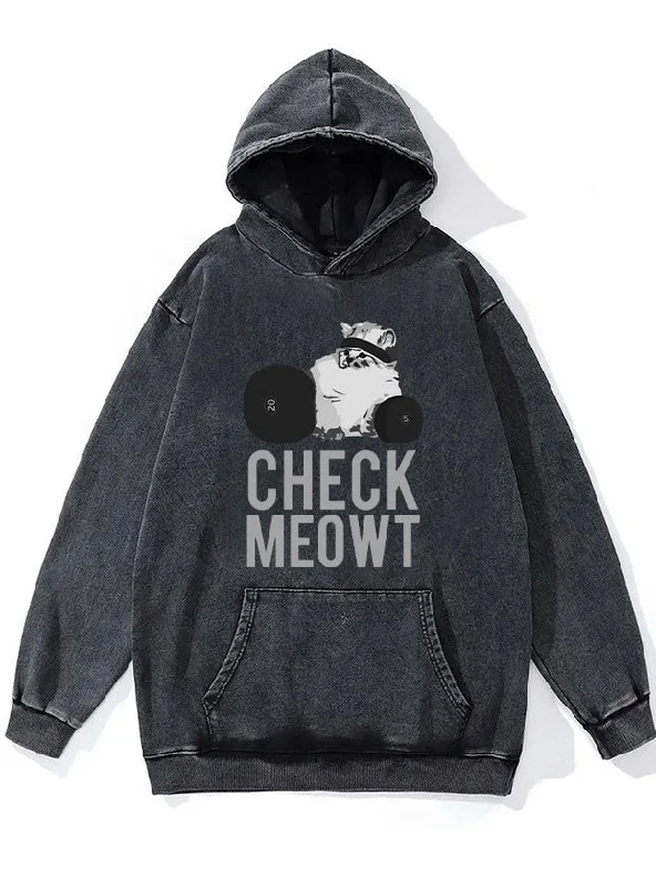 Simple And Comfortable Style Simple And Comfortable Style CHECK MEOWT Washed Gym Hoodie Simple And Comfortable Style Simple And Comfortable Style CHECK MEOWT Washed Gym Hoodie