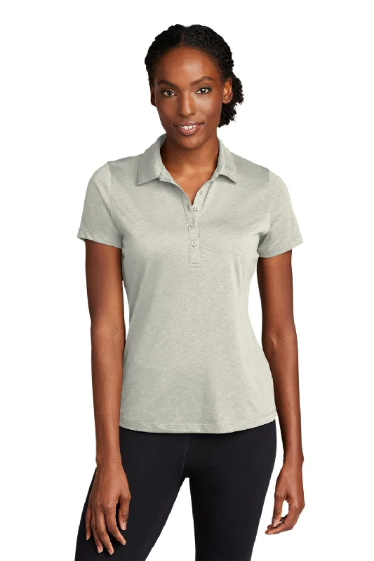 Simple Versatile Style Simple Versatile Style Sport-Tek Womens Strive Moisture Wicking Short Sleeve Polo Shirt - Silver Grey - Closeout Simple Versatile Style Simple Versatile Style Sport-Tek Womens Strive Moisture Wicking Short Sleeve Polo Shirt - Silver Grey - Closeout