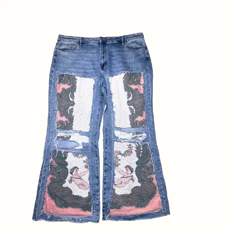 Casual Sports Suit Casual Sports Suit Cupid Tapestry Jeans | 22W 50% OFF