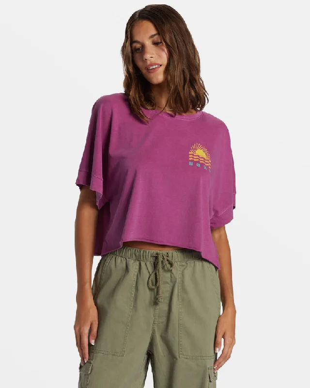 Simple Versatile Style Simple Versatile Style Roxy Sun Spun Tee-Wild Aster