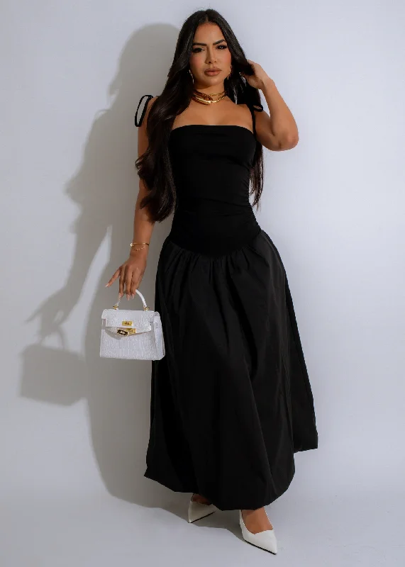 Personalized Creativity Personalized Creativity Yours Truly Maxi Dress Black