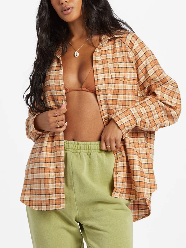 Simple Fashion Simple Fashion Best Time Long Sleeve Buttondown Shirt
