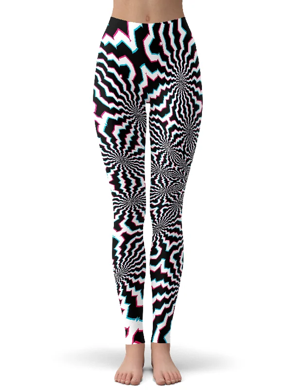 Simple Casual Wear Simple Casual Wear Fractal Ripples Leggings