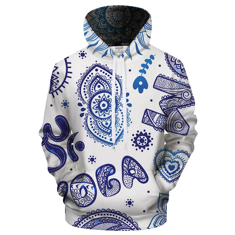 Comfortable Outfits Comfortable Outfits Vintage Yoga 3D Sweatshirt Hoodie Pullover