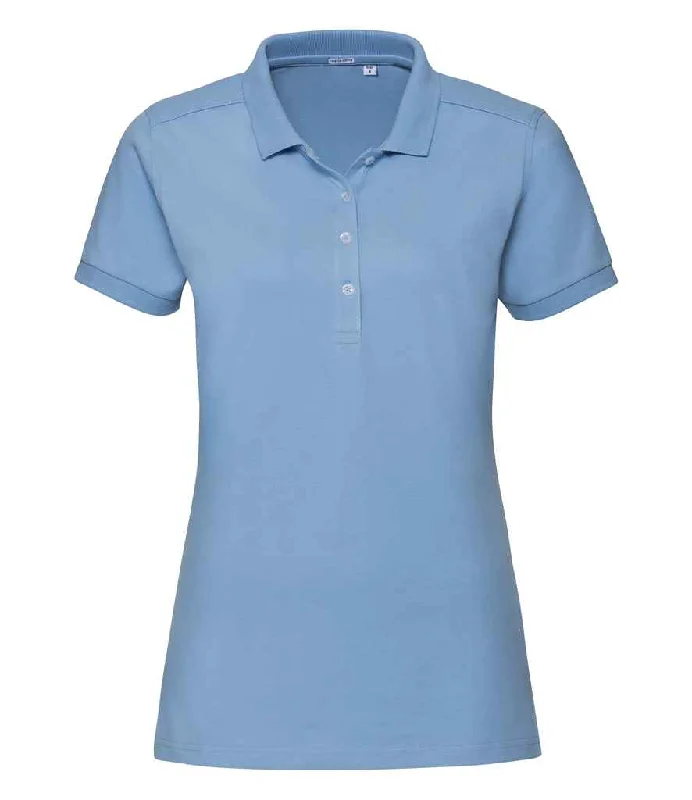 Romantic Off-Shoulder Style Romantic Off-Shoulder Style Russell Ladies Stretch Piqué Polo Shirt | Sky Blue Romantic Off-Shoulder Style Romantic Off-Shoulder Style Russell Ladies Stretch Piqué Polo Shirt | Sky Blue