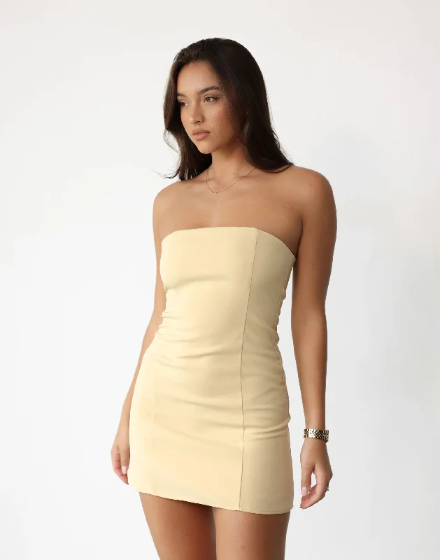 Leisure Time Leisure Time Eleanor Mini Dress (Buttermilk)