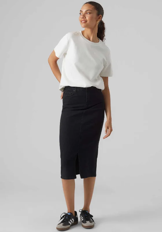 Simple Classic Style Simple Classic Style Vero Moda Aware Naima Heavyweight T Shirt, White Simple Classic Style Simple Classic Style Vero Moda Aware Naima Heavyweight T Shirt, White