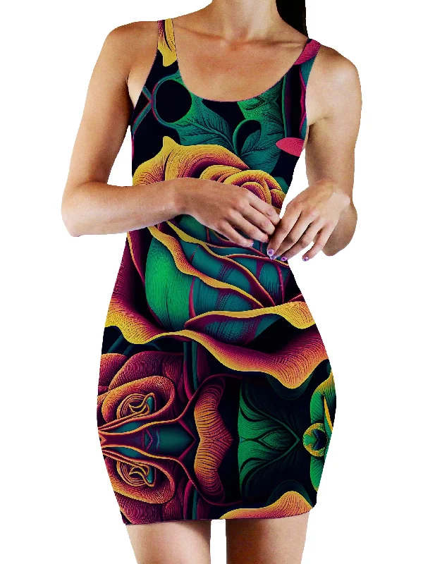 Simple Versatile Style Simple Versatile Style Rosebud Bodycon Mini Dress