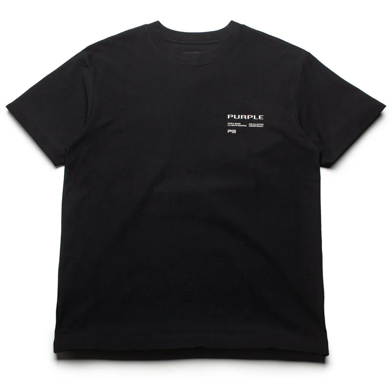 Simple Design Sense Simple Design Sense Purple Brand PB Tee - Black