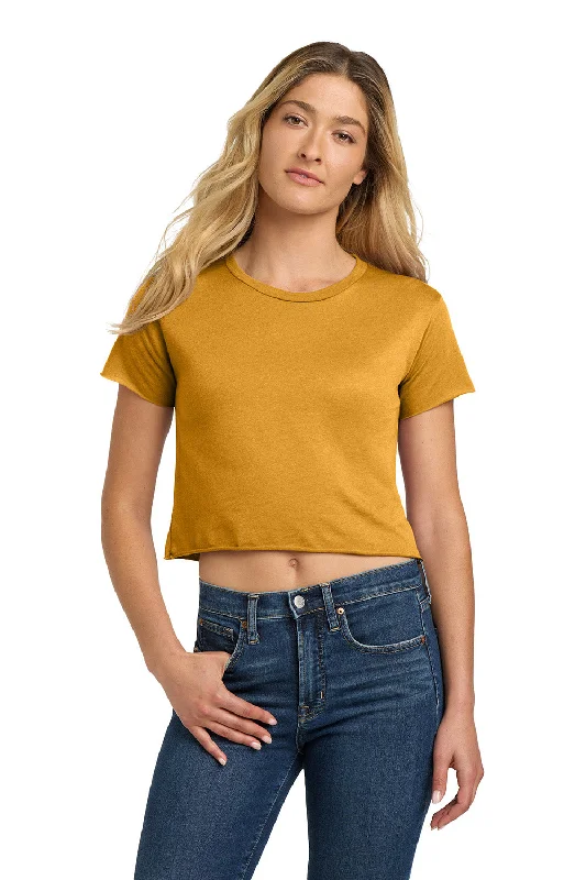 Simple And Color Simple And Color Next Level Womens Festival Cali Crop Short Sleeve Crewneck T-Shirt - Antique Gold Simple And Color Simple And Color Next Level Womens Festival Cali Crop Short Sleeve Crewneck T-Shirt - Antique Gold