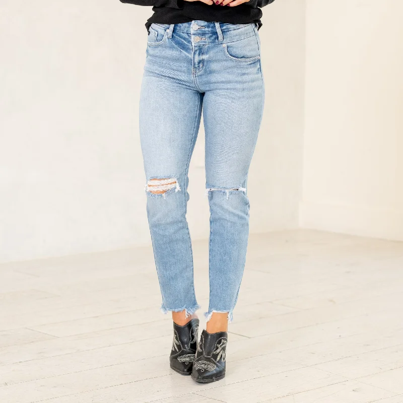 Elegant And Unique Design Elegant And Unique Design Clover High Rise Slim Straight Fit Leg Elegant And Unique Design Elegant And Unique Design Clover High Rise Slim Straight Fit Leg