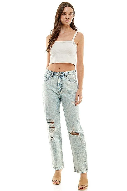 Personalized Contrast Design Personalized Contrast Design HIGH RISE COTTON RIGID BALLOON JEAN Personalized Contrast Design Personalized Contrast Design HIGH RISE COTTON RIGID BALLOON JEAN