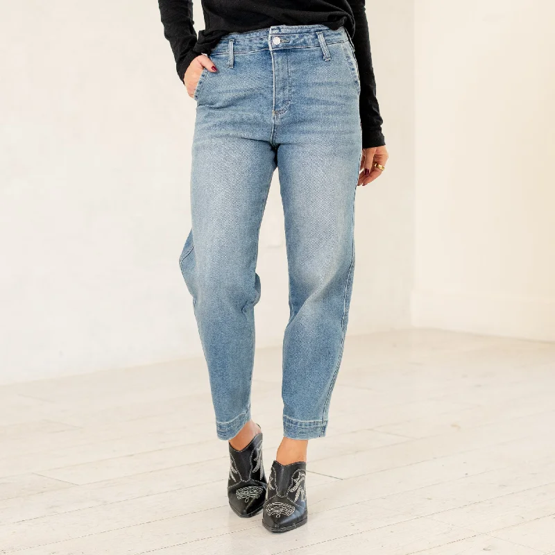 Retro Wear Trend Retro Wear Trend Devina Ultra High Rise Tapered  Fit