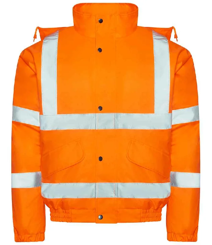 Romantic Fresh Style Romantic Fresh Style Pro RTX High Visibility Bomber Jacket | Orange Romantic Fresh Style Romantic Fresh Style Pro RTX High Visibility Bomber Jacket | Orange