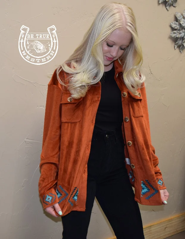Casual Relaxed Chic Casual Relaxed Chic The Rust Kingman Shacket