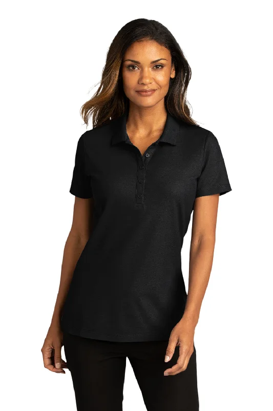 Simple Daily Wear Simple Daily Wear Port Authority Womens React SuperPro Snag Resistant Short Sleeve Polo Shirt - Deep Black Simple Daily Wear Simple Daily Wear Port Authority Womens React SuperPro Snag Resistant Short Sleeve Polo Shirt - Deep Black