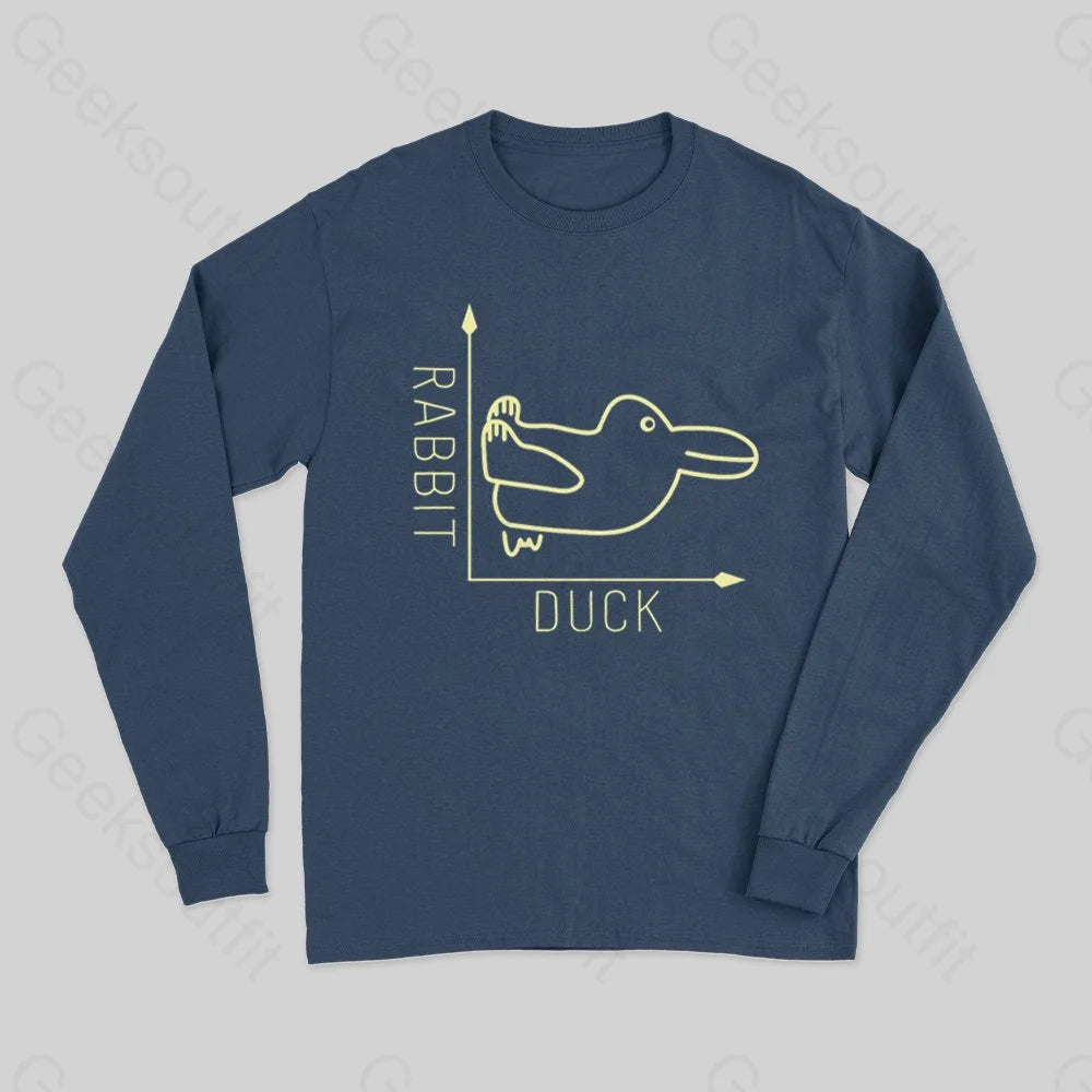 Romantic Exquisite Style Romantic Exquisite Style Rabbit or Duck Long Sleeve T-Shirt Romantic Exquisite Style Romantic Exquisite Style Rabbit or Duck Long Sleeve T-Shirt