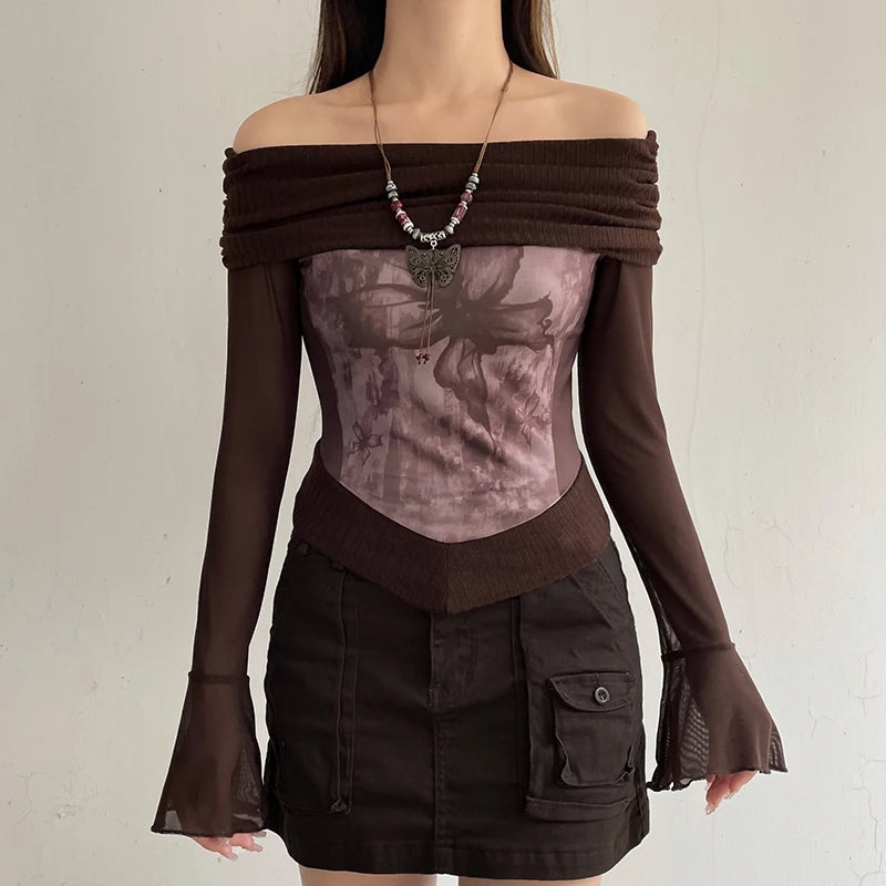 Romantic Skirt Design Romantic Skirt Design Fairycore Butterfly Ruched Off Shoulder Top Romantic Skirt Design Romantic Skirt Design Fairycore Butterfly Ruched Off Shoulder Top