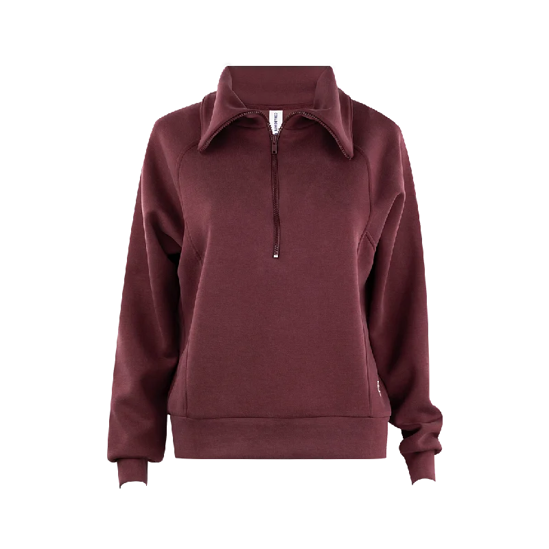 Simple Casual Feeling Simple Casual Feeling Collegiate Outfitters Maroon Butter Soft Quarter Zip Simple Casual Feeling Simple Casual Feeling Collegiate Outfitters Maroon Butter Soft Quarter Zip