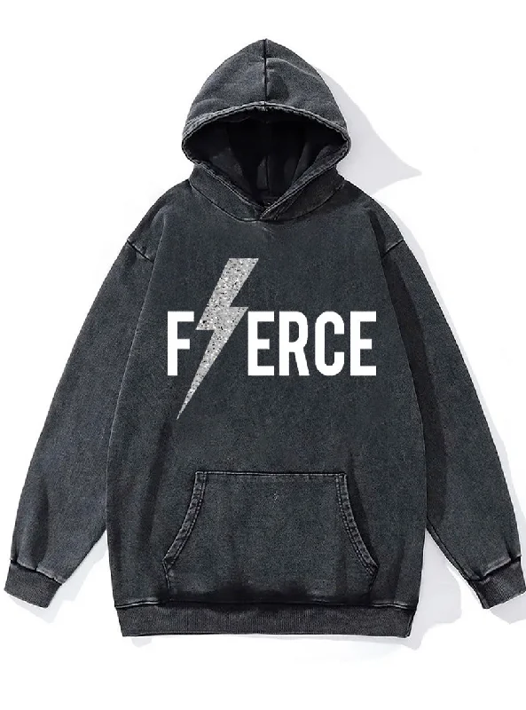 Casual Fit Style Casual Fit Style FIERCE Washed Gym Hoodie