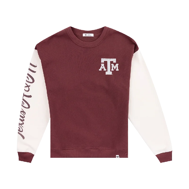 Leisure Time Leisure Time Texas A&M Rise Andie Crewneck