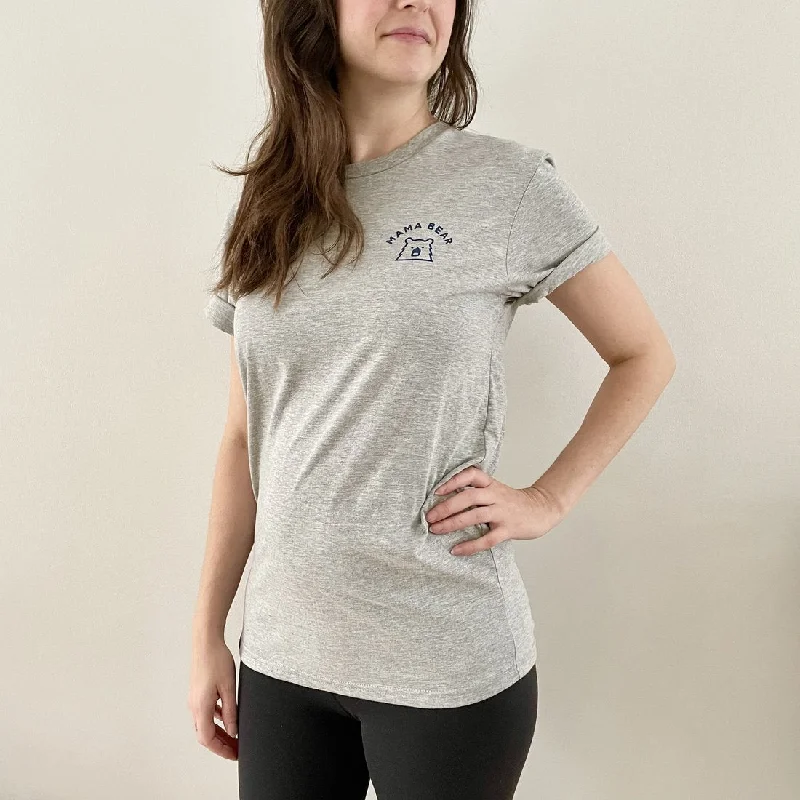 Personalized Independent Style Personalized Independent Style Mama Bear Tee (Heather Grey + Navy) Personalized Independent Style Personalized Independent Style Mama Bear Tee (Heather Grey + Navy)