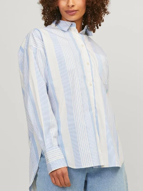 Chic Street Look Trends Chic Street Look Trends Jamie Long Sleeve Buttondown Shirt