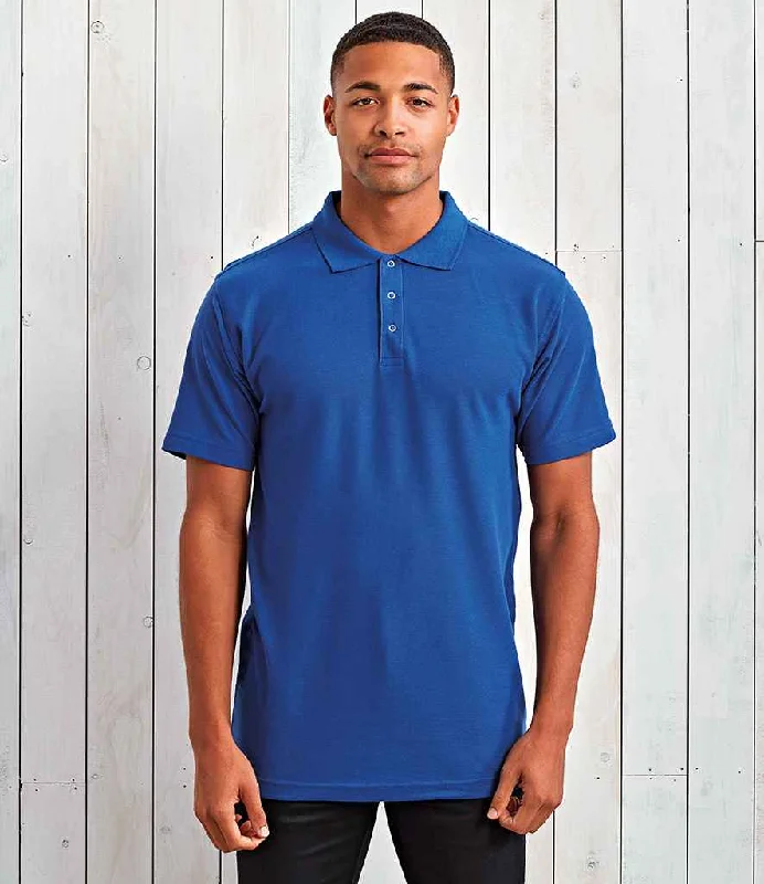 Simple Daily Wear Simple Daily Wear Premier Stud Piqué Polo Shirt | Royal Blue