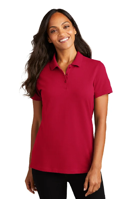 Casual Simple Style Casual Simple Style Port Authority Womens Wrinkle Resistant Short Sleeve Polo Shirt - Apple Red Casual Simple Style Casual Simple Style Port Authority Womens Wrinkle Resistant Short Sleeve Polo Shirt - Apple Red