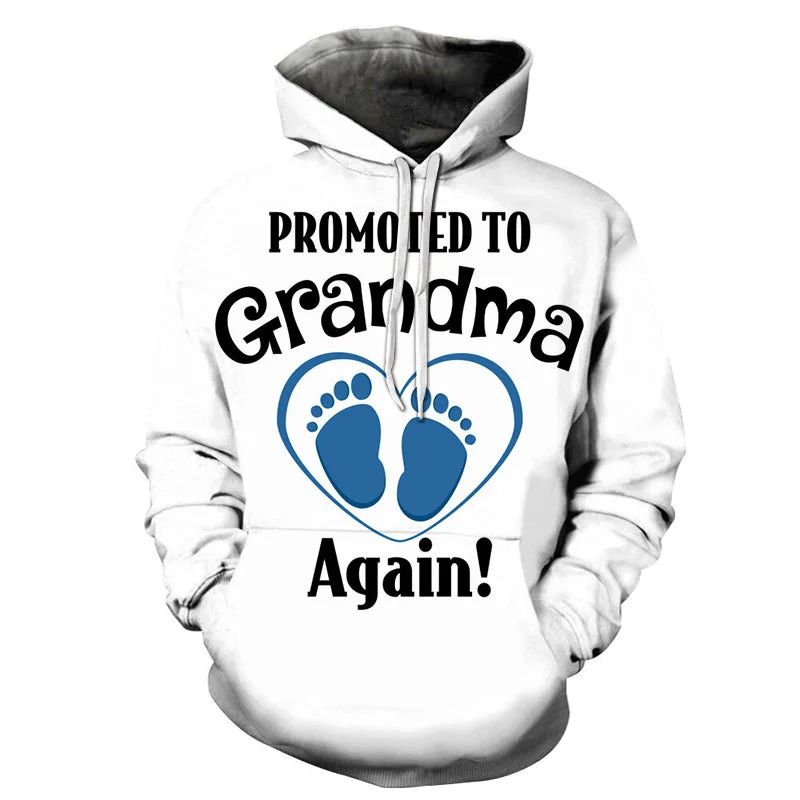 Simple Daily Wear Simple Daily Wear Promoted Grandma 3D - Sweatshirt, Hoodie, Pullover Simple Daily Wear Simple Daily Wear Promoted Grandma 3D - Sweatshirt, Hoodie, Pullover