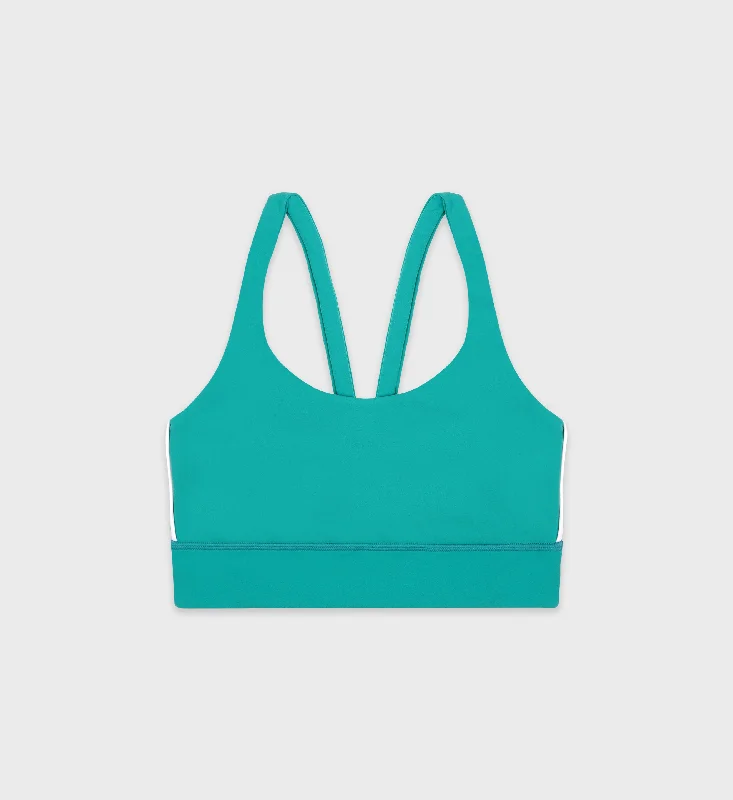 Casual Matching Style Casual Matching Style SR Runner Active Bra - Spring Green/White Casual Matching Style Casual Matching Style SR Runner Active Bra - Spring Green/White