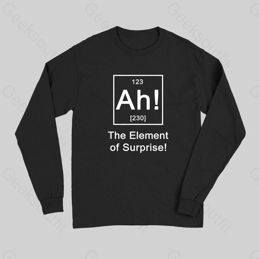 Simple Fresh Feeling Simple Fresh Feeling Ah! The element of surprise! Long Sleeve T-Shirt Simple Fresh Feeling Simple Fresh Feeling Ah! The element of surprise! Long Sleeve T-Shirt