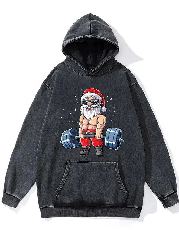 Cozy Wear Cozy Wear FITNESS CHRISTMAS WASHED GYM HOODIE