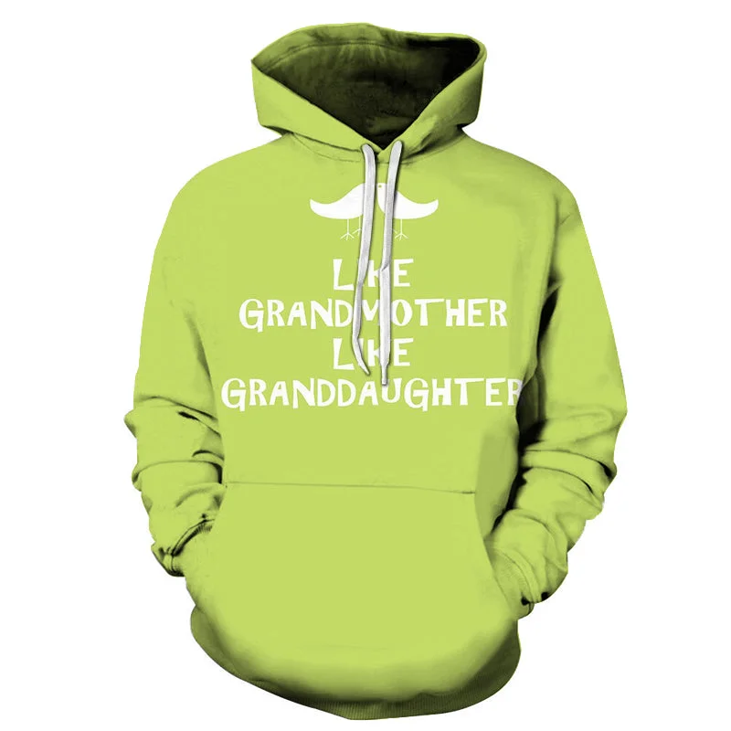 Casual Sports Style Casual Sports Style Green Grandma 3D - Sweatshirt, Hoodie, Pullover Casual Sports Style Casual Sports Style Green Grandma 3D - Sweatshirt, Hoodie, Pullover