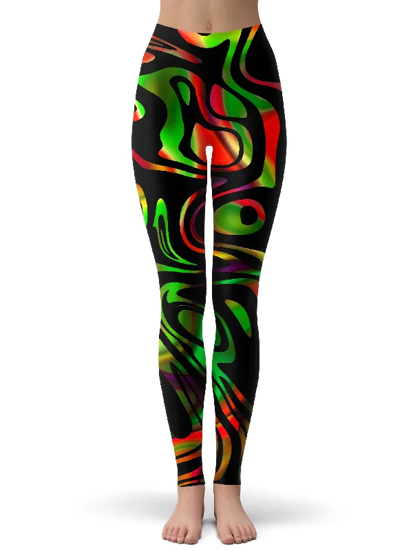 Simple Fresh Feeling Simple Fresh Feeling Trippy Flow Leggings