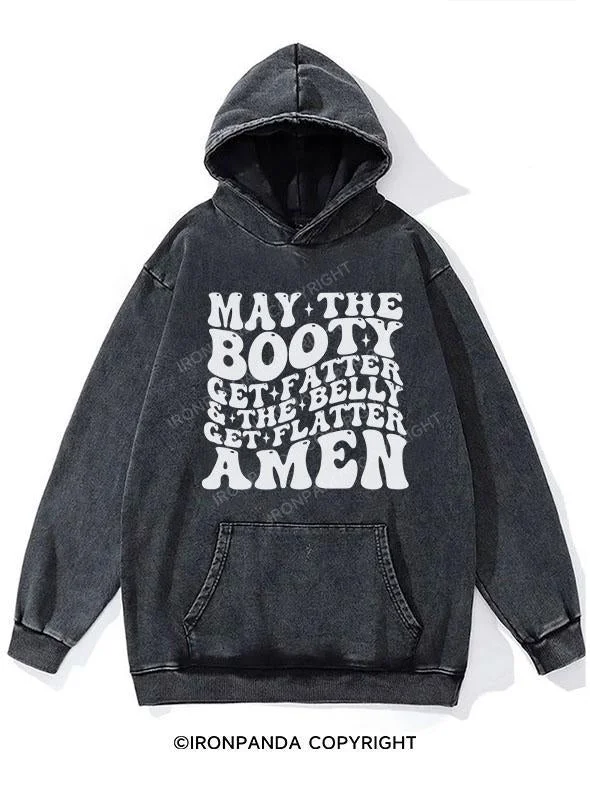 Romantic Lace Skirt Romantic Lace Skirt May The Booty Get Fatter And The Belly Get Flatter Amen WASHED GYM HOODIE