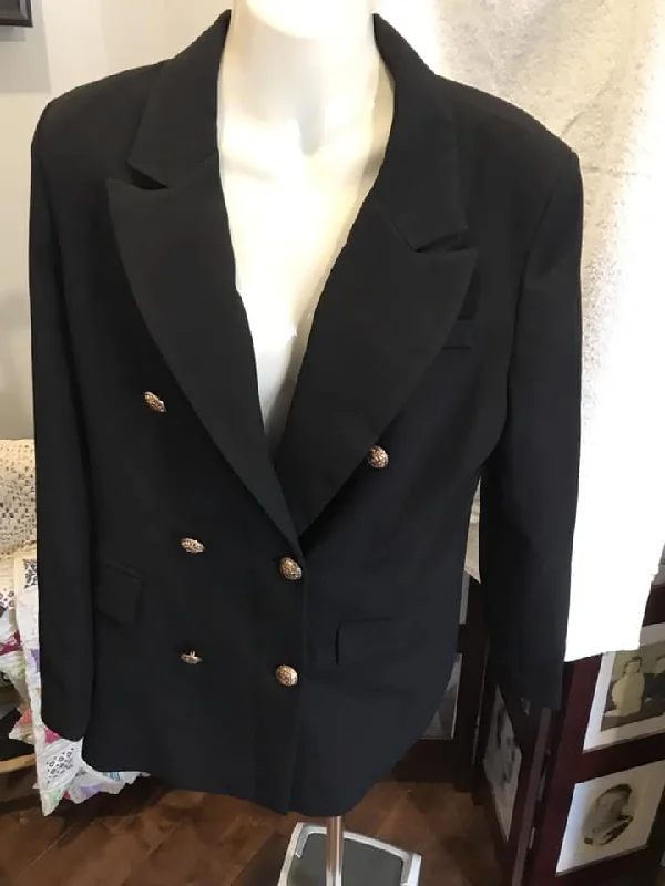 Casual Version Casual Version Ai  Lin Fashion Black Dress Jacket - GU