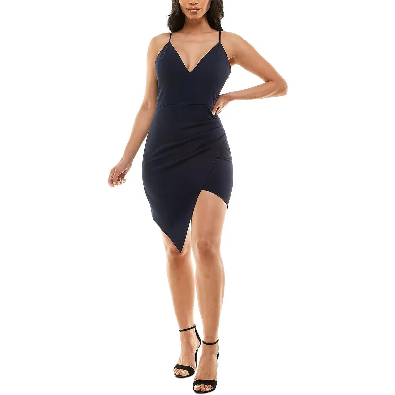 Casual Denim Style Casual Denim Style Emerald Sundae Womens Juniors Pleated Mini Bodycon Dress Casual Denim Style Casual Denim Style Emerald Sundae Womens Juniors Pleated Mini Bodycon Dress