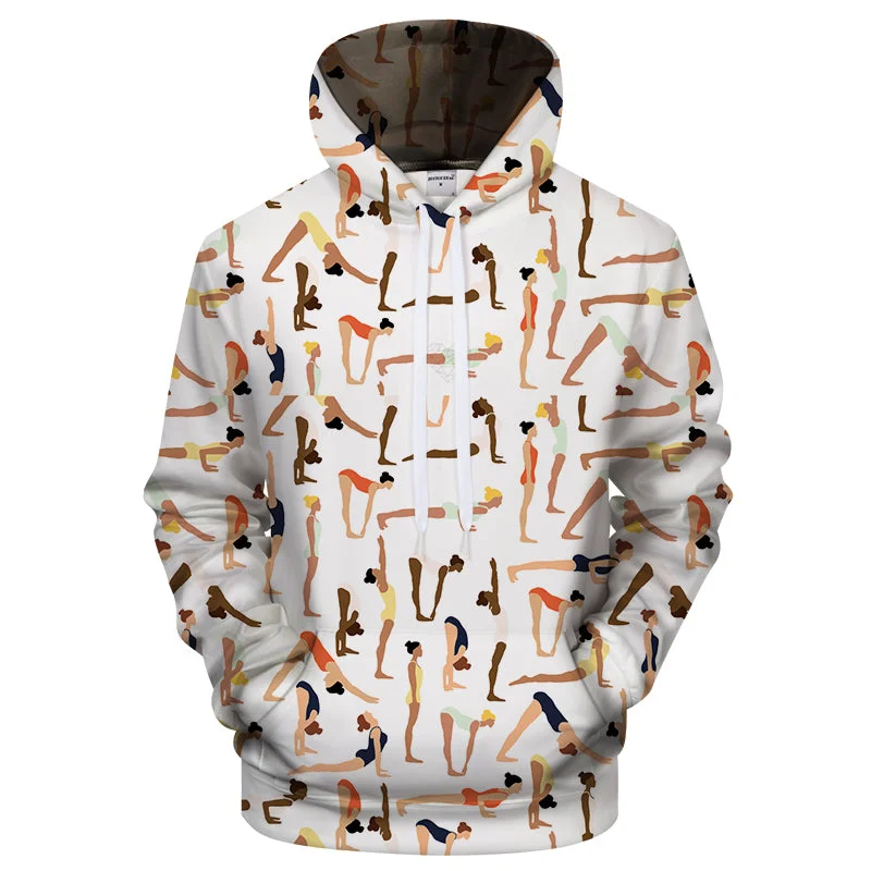 Effortless Vintage Look Effortless Vintage Look Yoga Is Life 3D Sweatshirt Hoodie Pullover Effortless Vintage Look Effortless Vintage Look Yoga Is Life 3D Sweatshirt Hoodie Pullover