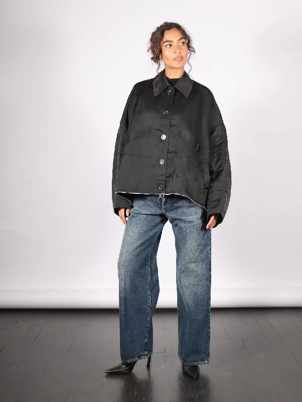 Cozy Wear Cozy Wear Convertible Jacket in Black by Dawei
