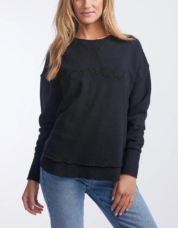 Simple Casual Feeling Simple Casual Feeling Simplified Crew - Black on Black