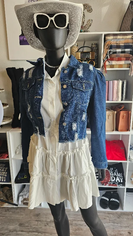 Simple And Comfortable Style Simple And Comfortable Style Simply Sweet Denim Jacket