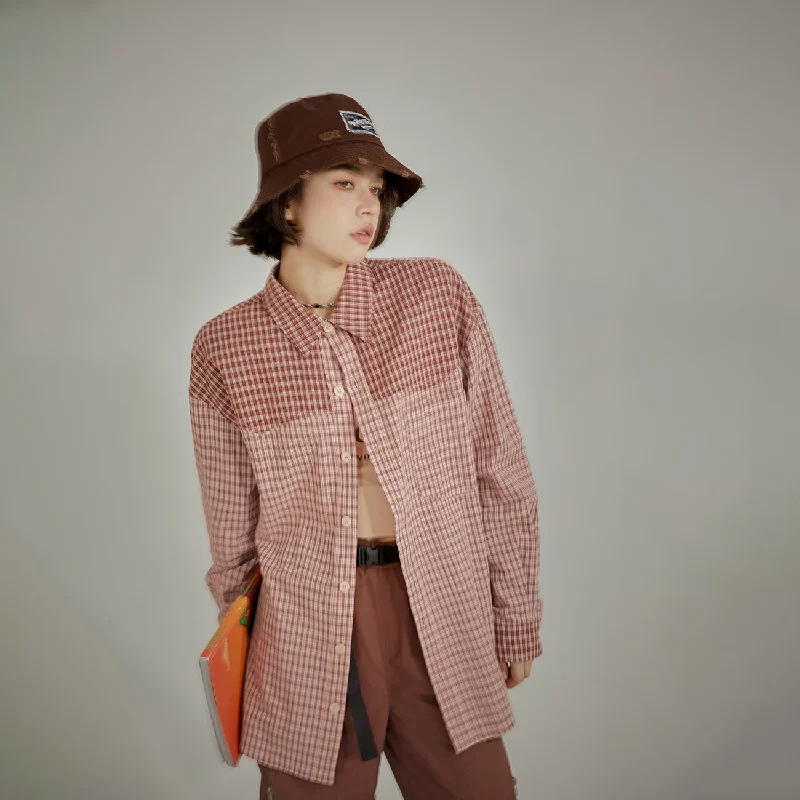 Elegant And Generous Elegant And Generous Vintage Plaid Boxy Shirt