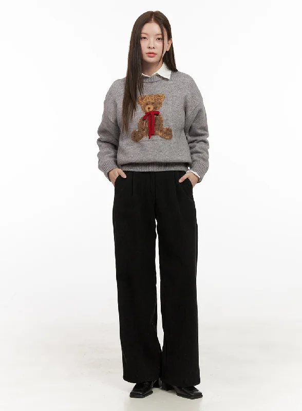 Elegant Interpretation Design Elegant Interpretation Design Pintuck Corduroy Wide-Leg Trousers OD412 Elegant Interpretation Design Elegant Interpretation Design Pintuck Corduroy Wide-Leg Trousers OD412